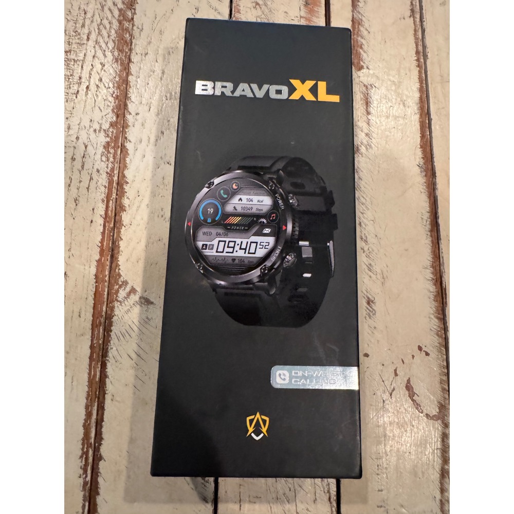 Bravo XL Smart Watch Fitness Tracker Black Camo On-Wrist Calling NEW